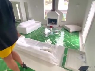 Great business woman gets fucked in several positions in a luxury villa - business-bitch